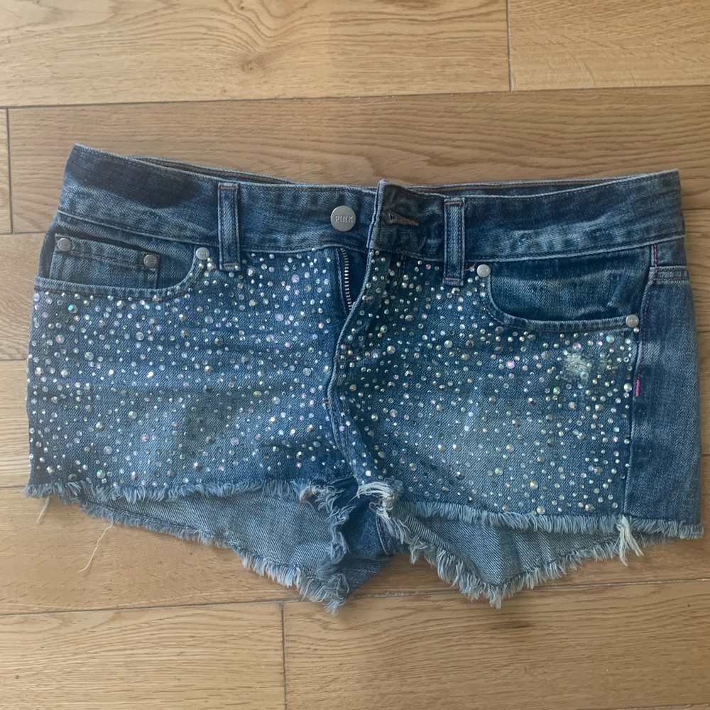 VS PINK Rhinestone Shorts
